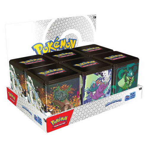 Pokémon March 2025 Stacking Tins are for sale at Gecko Cards! With free UK Postage on all orders over £25 - see the range of TCG Cards, Booster Boxes, Card Sleeves and other Trading Card Game products on our store - all at great prices!