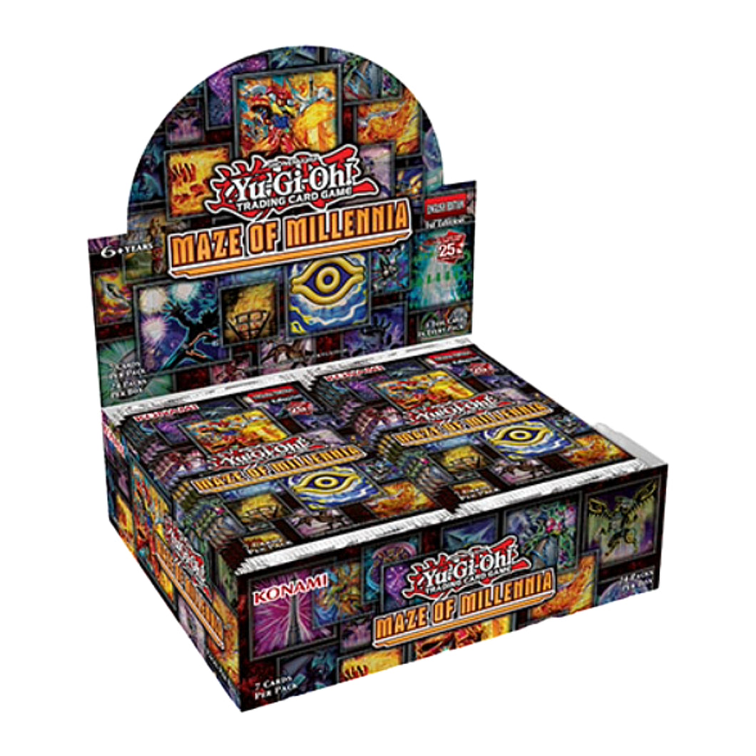 Yu-Gi-Oh! Maze Of Millennia Booster Boxes and Packs are for sale at Gecko Cards! With free UK Postage on all orders over £20 - see the range of TCG Cards, Booster Boxes, Card Sleeves and other Trading Card Game products on our store - all at great prices!