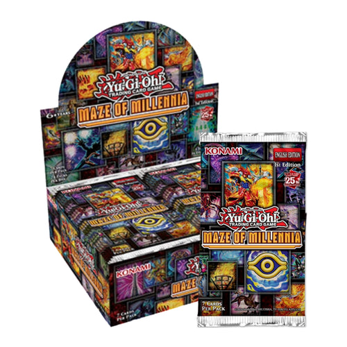 Yu-Gi-Oh! Maze Of Millennia Booster Boxes and Packs are for sale at Gecko Cards! With free UK Postage on all orders over £20 - see the range of TCG Cards, Booster Boxes, Card Sleeves and other Trading Card Game products on our store - all at great prices!