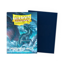 Load image into Gallery viewer, Dragon Shield Standard Size Matte Card Sleeves in Midnight Blue are for sale at Gecko Cards! With free UK Postage on all orders over £25 - see the range of Yu-Gi-Oh! Cards, Booster Boxes, Card Sleeves and other trading card game products on our store - all at great prices!
