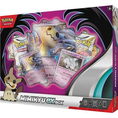 The Pokémon Mimikyu EX Box (English) is for sale at Gecko Cards! With free UK Postage on all orders over £20 - see the range of TCG Cards, Booster Boxes, Card Sleeves and other Trading Card Game products on our store - all at great prices!