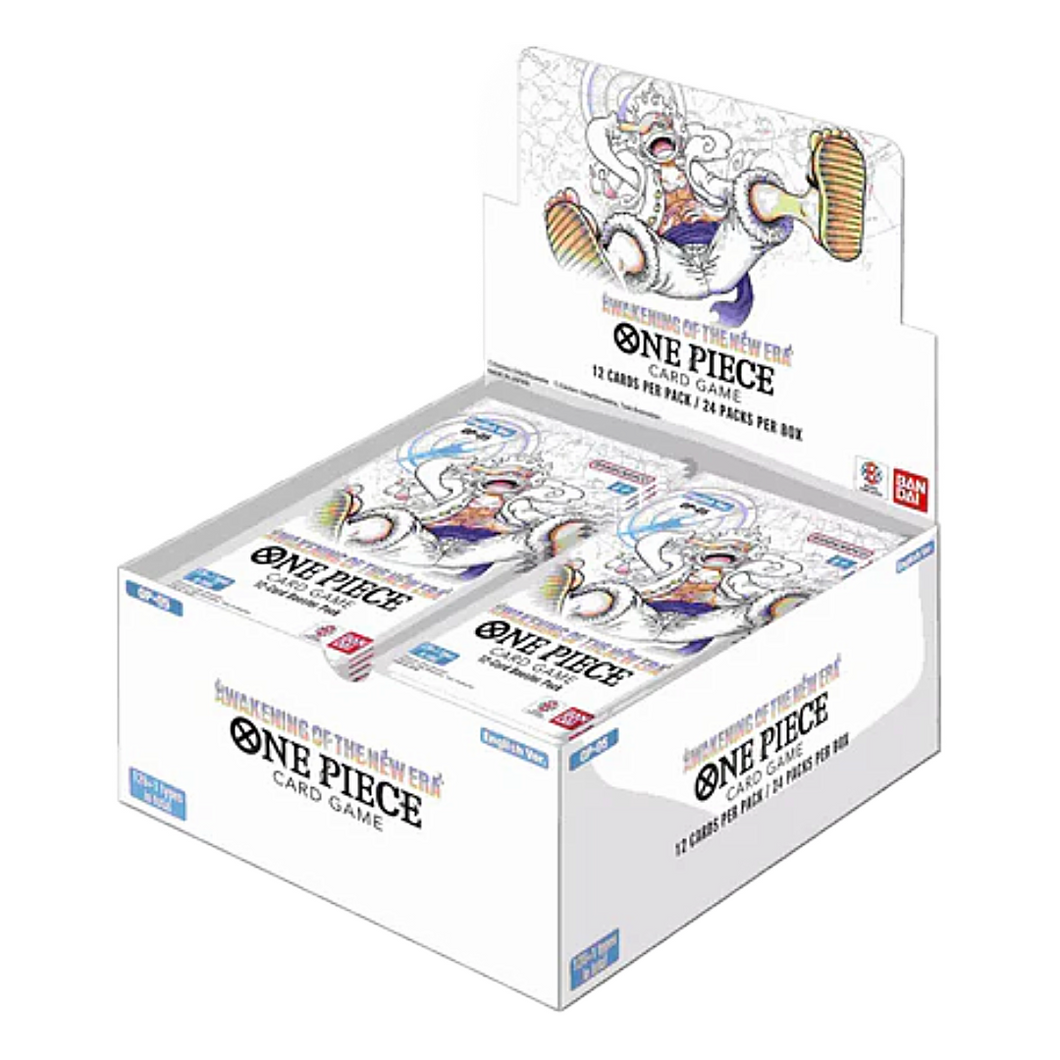 One Piece Card Game: Awakening Of The New Era Booster Boxes and Packs (OP-05) (English) are for sale at Gecko Cards! With free UK Postage on all orders over £25 - see the range of TCG Cards, Booster Boxes, Card Sleeves and other Trading Card Game products on our store - all at great prices!