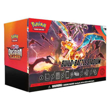 Load image into Gallery viewer, Pokémon Scarlet &amp; Violet 3 Obsidian Flames Build &amp; Battle Boxes are for sale at Gecko Cards! With free UK Postage on all orders over £20 - see the range of TCG Cards, Booster Boxes, Card Sleeves and other Trading Card Game products on our store - all at great prices!
