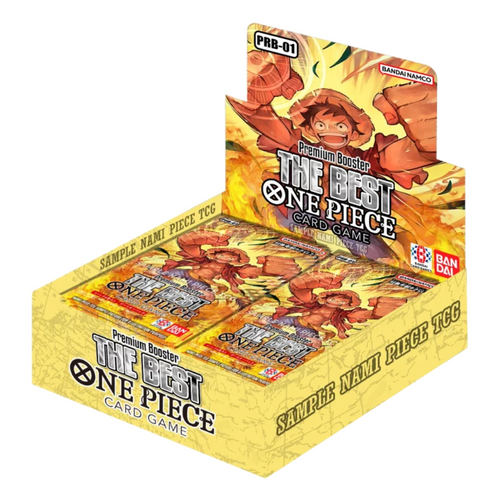 One Piece Card Game: Premium Booster Boxes (PRB-01) (English) are for sale at Gecko Cards! With free UK Postage on all orders over £25 - see the range of TCG Cards, Booster Boxes, Card Sleeves and other Trading Card Game products on our store - all at great prices!