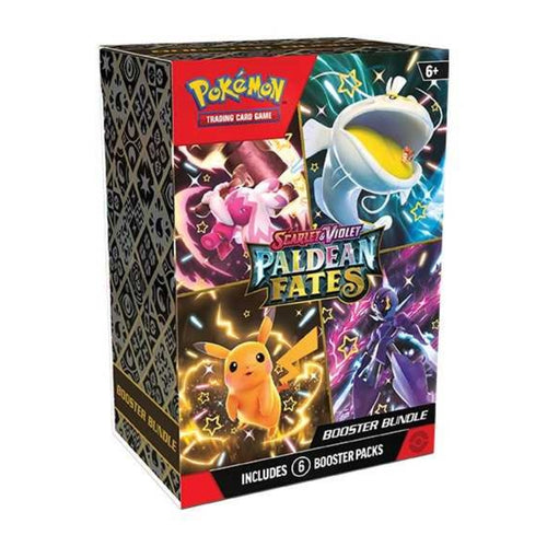 Pokémon Scarlet & Violet 4.5 Paldean Fates Booster Bundles are for sale at Gecko Cards! With free UK Postage on all orders over £20 - see the range of Yu-Gi-Oh! Cards, Booster Boxes, Card Sleeves and other trading card game products in my store - all at great prices!