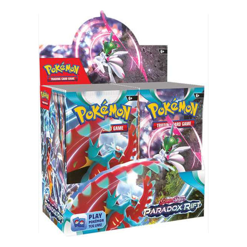 Pokémon Scarlet & Violet 4 Paradox Rift Booster Boxes are for sale at Gecko Cards! With free UK Postage on all orders over £20 - see the range of TCG Cards, Booster Boxes, Card Sleeves and other Trading Card Game products on our store - all at great prices!