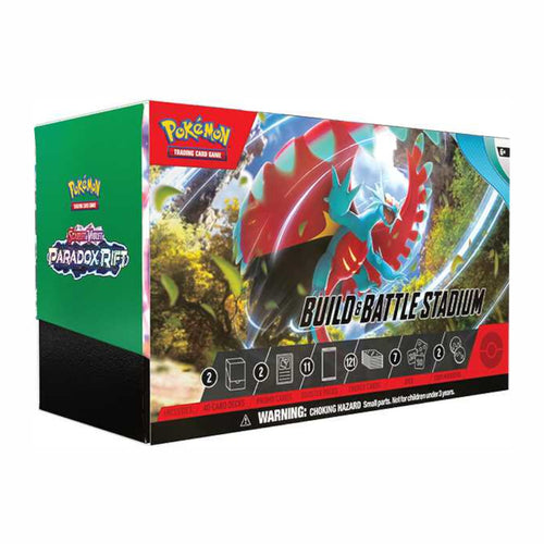 Pokémon Scarlet & Violet 4 Paradox Rift Build & Battle Boxes are for sale at Gecko Cards! With free UK Postage on all orders over £20 - see the range of Pokemon Cards, Booster Boxes and other Trading Card Game products on our store - all at great prices!