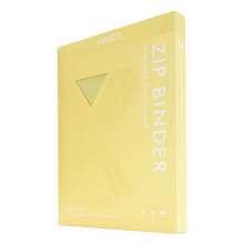 Load image into Gallery viewer, Vault X Exo-Tec 9-Pocket Zip-Up Pastel Yellow Binders are for sale at Gecko Cards! With free UK Postage on all orders over £25 - see the range of TCG Cards, Booster Boxes, Card Sleeves and other Trading Card Game products on our store - all at great prices!
