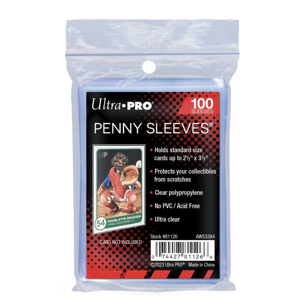 Ultra Pro Standard Size Penny/Soft Card Sleeves (100 Pack)