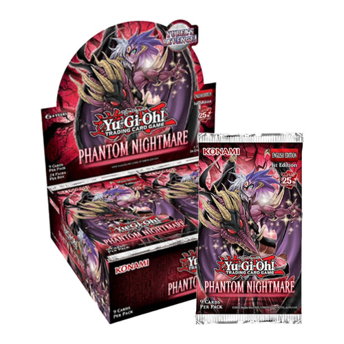 Yu-Gi-Oh! Phantom Nightmare Booster Boxes and Packs are for sale at Gecko Cards! With free UK Postage on all orders over £20 - see the range of TCG Cards, Booster Boxes, Card Sleeves and other Trading Card Game products on our store - all at great prices!