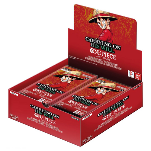 One Piece Card Game: Carrying On His Will Booster Box (OP-13) (English) are for sale at Gecko Cards! With free UK Postage on all orders over £25 - see the range of TCG Cards, Booster Boxes, Card Sleeves and other Trading Card Game products on our store - all at great prices!