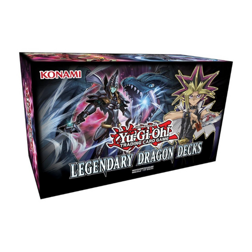 The Yu-Gi-Oh! Legendary Dragon Decks are for sale at Gecko Cards! With free UK Postage on all orders over £25 - see the range of TCG Cards, Booster Boxes, Card Sleeves and other Trading Card Game products on our store - all at great prices!