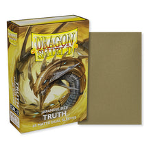 Load image into Gallery viewer, Dragon Shield Japanese (Small) Size Dual Matte Truth Card Sleeves are for sale at Gecko Cards! With free UK Postage on all orders over £20 - see the range of Yu-Gi-Oh! Cards, Booster Boxes, Card Sleeves and other trading card game products in my store - all at great prices!
