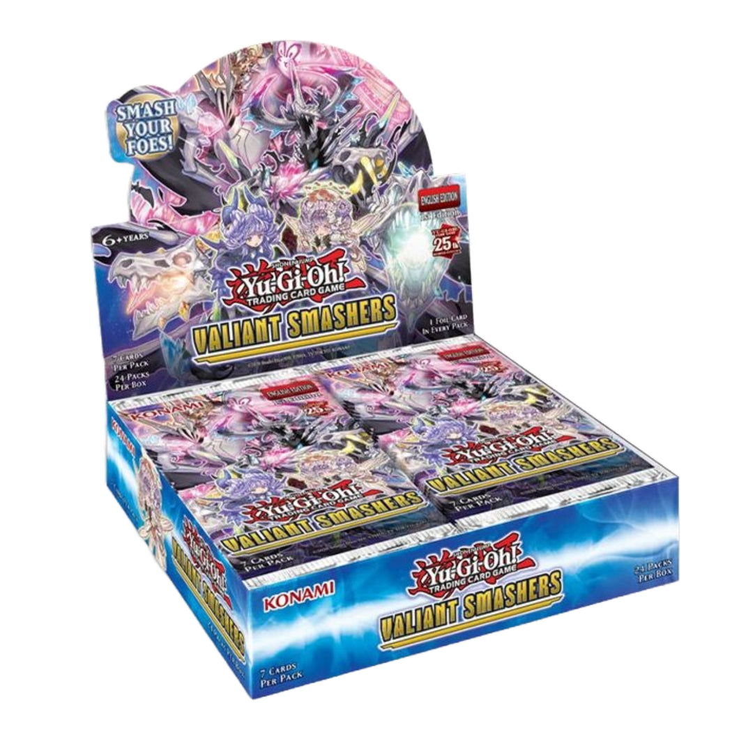 Yu-Gi-Oh! Valiant Smashers Booster Boxes and Packs are for sale at Gecko Cards! With free UK Postage on all orders over £20 - see the range of TCG Cards, Booster Boxes, Card Sleeves and other Trading Card Game products on our store - all at great prices!