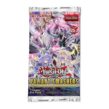 Load image into Gallery viewer, Yu-Gi-Oh! Valiant Smashers Booster Boxes and Packs are for sale at Gecko Cards! With free UK Postage on all orders over £20 - see the range of TCG Cards, Booster Boxes, Card Sleeves and other Trading Card Game products on our store - all at great prices!
