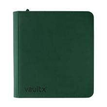 Load image into Gallery viewer, Vault X Exo-Tec XL 12-Pocket Zip-Up Binders in Forest Green are for sale at Gecko Cards! With free UK Postage on all orders over £25 - see the range of TCG Cards, Booster Boxes, Card Sleeves and other Trading Card Game products on our store - all at great prices!

