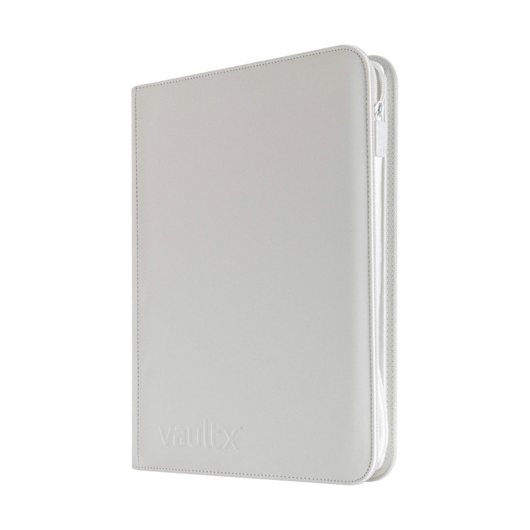Vault X Exo-Tec 9 & 12-Pocket Zip-Up Binder - White Edition – GeckoCards