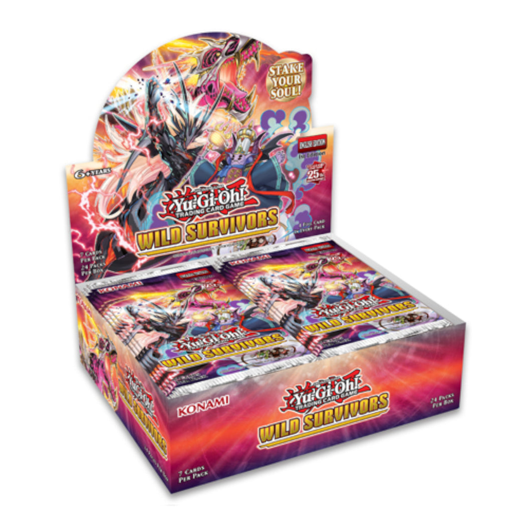 Yu-Gi-Oh! Wild Survivors Booster Boxes and Packs are for sale at Gecko Cards! With free UK Postage on all orders over £20 - see the range of TCG Cards, Booster Boxes, Card Sleeves and other Trading Card Game products on our store - all at great prices!