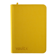 Load image into Gallery viewer, Vault X Exo-Tec 4-Pocket Zip-Up Binders in Sunrise Yellow are for sale at Gecko Cards! With free UK Postage on all orders over £20 - see the range of TCG Cards, Booster Boxes, Card Sleeves and other Trading Card Game products on our store - all at great prices!
