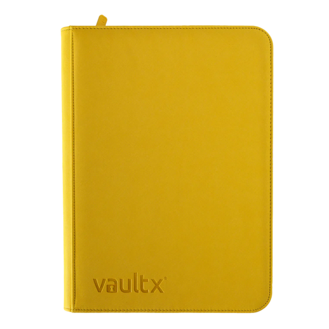Vault X Exo-Tec 4-Pocket Zip-Up Binders in Sunrise Yellow are for sale at Gecko Cards! With free UK Postage on all orders over £20 - see the range of TCG Cards, Booster Boxes, Card Sleeves and other Trading Card Game products on our store - all at great prices!