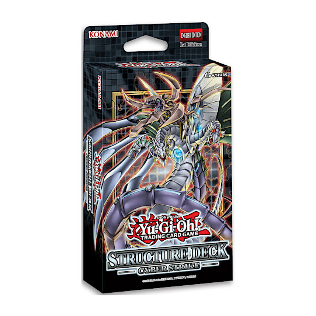 Yu-Gi-Oh! Cyber Strike Structure Decks (1st Edition, English) are for sale at Gecko Cards! With free UK Postage on all orders over £20 - see the range of Yu-Gi-Oh! Cards, Booster Boxes, Card Sleeves and other trading card game products in my store - all at great prices!