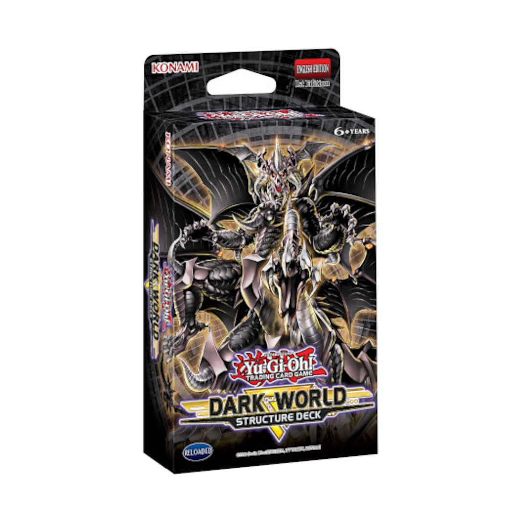 Yu-Gi-Oh! Dark World Structure Decks (English, 1st Edition) are for sale at Gecko Cards! With free UK Postage on all orders over £20 - see the range of Yu-Gi-Oh! Cards, Booster Boxes, Card Sleeves and other trading card game products in my store - all at great prices!