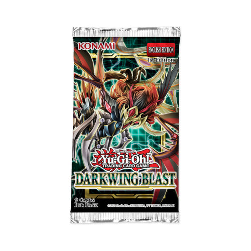Yugioh! Darkwing Blast Booster Packs are for sale at Gecko Cards! With free UK Postage on all orders over £20 - see the range of Yu-Gi-Oh! Cards, Booster Boxes, Card Sleeves and other trading card game products in my store - all at great prices!
