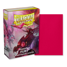 Load image into Gallery viewer, Dragon Shield Japanese (Small) Size Dual Matte Fury Card Sleeves are for sale at Gecko Cards! With free UK Postage on all orders over £20 - see the range of Yu-Gi-Oh! Cards, Booster Boxes, Card Sleeves and other trading card game products in my store - all at great prices!
