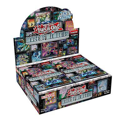 Yu-Gi-Oh! Maze Of Memories Booster Boxes (English, 1st Edition) are for sale at Gecko Cards! With free UK Postage on all orders over £20 - see the range of Yu-Gi-Oh! Cards, Booster Boxes, Card Sleeves and other trading card game products in my store - all at great prices!