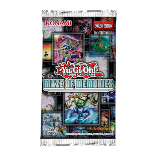 Yu-Gi-Oh! Maze Of Memories Booster Packs (English, 1st Edition) are for sale at Gecko Cards! With free UK Postage on all orders over £20 - see the range of Yu-Gi-Oh! Cards, Booster Boxes, Card Sleeves and other trading card game products in my store - all at great prices!