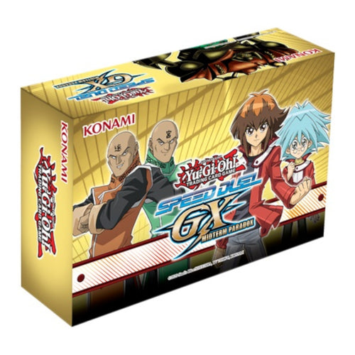 Yu-Gi-Oh! Speed Duel GX: Midterm Paradox Mini Box Set (English, 1st Edition) are for sale at Gecko Cards! With free UK Postage on all orders over £20 - see the range of Yu-Gi-Oh! Cards, Booster Boxes, Card Sleeves and other trading card game products in my store - all at great prices!