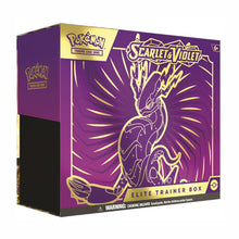 Load image into Gallery viewer, Pokémon Scarlet &amp; Violet 1 Elite Trainer Boxes (ETB) - Miraidon are for sale at Gecko Cards! With free UK Postage on all orders over £20 - see the range of TCG Cards, Booster Boxes, Card Sleeves and other Trading Card Game products on our store - all at great prices!
