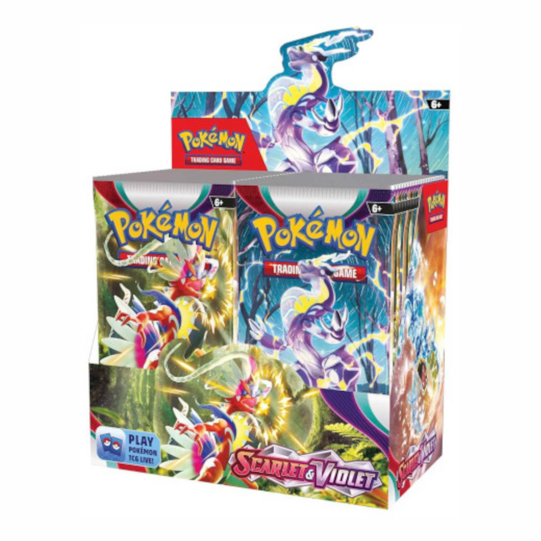 Pokémon Scarlet & Violet 1 Booster Boxes are for sale at Gecko Cards! With free UK Postage on all orders over £20 - see the range of TCG Cards, Booster Boxes, Card Sleeves and other Trading Card Game products on our store - all at great prices!